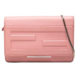 Bolsa de ombro com corrente e carteira Fendi