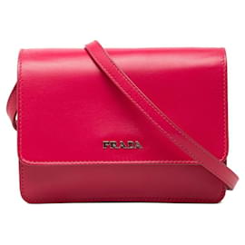 Mini borsa a tracolla portafoglio con logo Prada