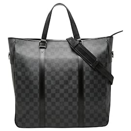 Borsa a tracolla Louis Vuitton Damier Graphite Tadao