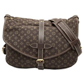Borsa a tracolla Louis Vuitton Monogram Mini Lin Saumur 30
