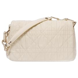 Sac DIOR Dior Caro en Cuir Blanc - 103695