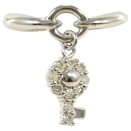 Anello a fascia in platino PT900 con diamante - Autre Marque