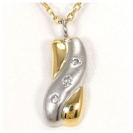 Autre Marque Collana in platino PT850 e oro giallo 18K