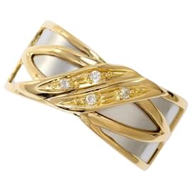 Autre Marque Ring aus PT900-Platin und 18K Gelbgold