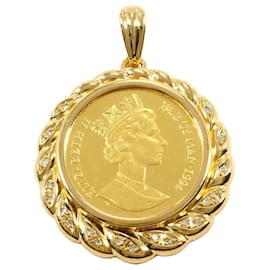 Autre Marque Pendente in oro giallo e diamanti