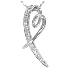 Collana in oro bianco 18K con diamante - Autre Marque