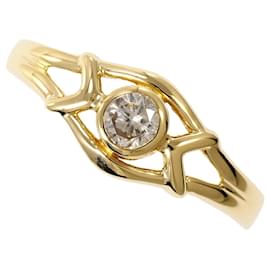 18K Gelbgold Diamantring - Autre Marque
