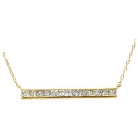 Autre Marque Élégant collier en or jaune 18K avec diamant