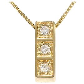 Autre Marque Collana in oro giallo 10K con diamante