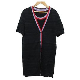 Autre Marque Conjunto de cárdigan largo de punto Missoni