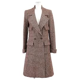Abrigo de lana y seda tweed Chanel