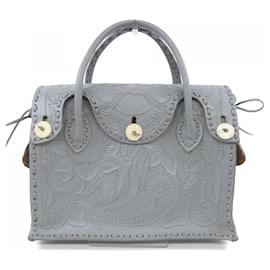 Borsa in pelle intagliata Carving Tribes - Autre Marque