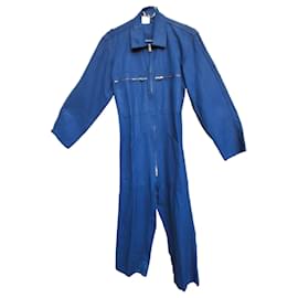 inconnue vintage blue workwear made in France