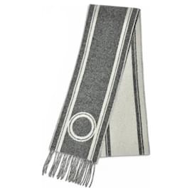 Hermès Stola in cashmere grigio Hermes