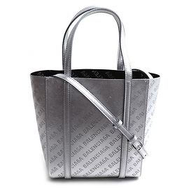 Borsa Balenciaga Everyday Tote XXS Argento