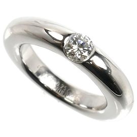 Cartier Ellipse Ring aus 18K Weißgold mit Diamant