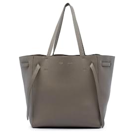 Celine Phantom Cabas Tote aus klein genarbtem Kalbsleder in Brown - Céline