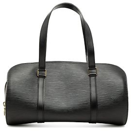 Louis Vuitton Black Epi Soufflot
