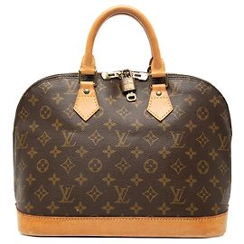 Louis Vuitton Marrone Monogram Alma PM