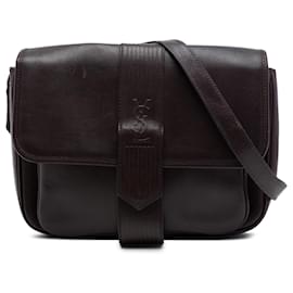 Saint Laurent Crossbody aus braunem Leder