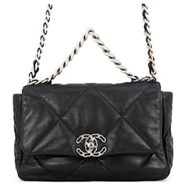 Borsa a tracolla Chanel 19 Flap in agnello