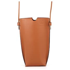 Borsa a tracolla in pelle marrone Loewe