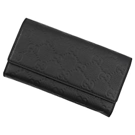 Cartera Continental de cuero Gucci GG Emblem