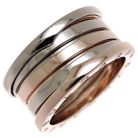 Bulgari Anillo B.zero1 para hombre en oro rosa 750PG y oro blanco WG Bvlgari