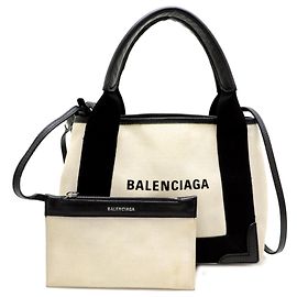Borsa a mano Cabas XS blu navy da donna Balenciaga