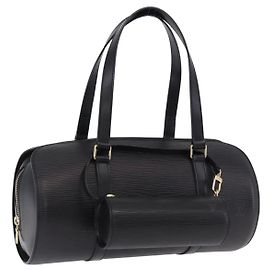 Borsa LOUIS VUITTON Epi Soufflot Nera M52222 LV Auth 190140SAV