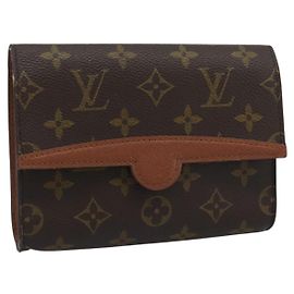 LOUIS VUITTON Monogram Pochette Arche Shoulder Bag Green M51975 LV Auth ar14068