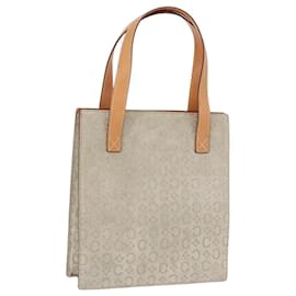 Céline Borsa CELINE C Macadam in tela e scamosciato grigio argento autentica 192286A