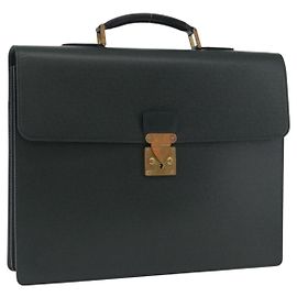 LOUIS VUITTON Taiga Serviette Moskova Business Bag Epicea M30034 LV Auth 191998