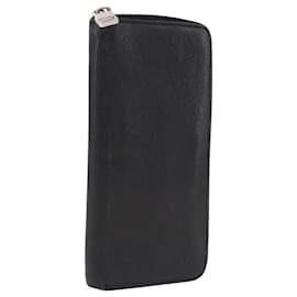 LOUIS VUITTON Taiga Zippy Wallet Cartera Vertical Ardoise M32822 LV Auth BA14417