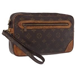 LOUIS VUITTON Monogram Marly Dragonne GM Clutch Bag M51825 LV Auth BA14312