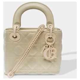 Bolsa DIOR Lady Dior em Couro Bege - 103758