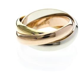Cartier Trinity Ring 18K Rosé Weiß und Gelbgold