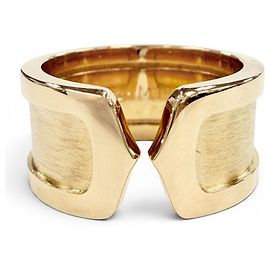 Cartier M39200 C2 Ring mit breitem Band aus Gelbgold
