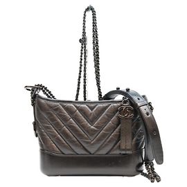Borsa a tracolla Chanel Vintage Gabrielle in pelle di vitello