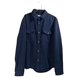 Woolrich Men's Plaid Wool Blend Shirt Jacket