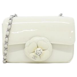 Borsa a tracolla bianca Chanel AS4388