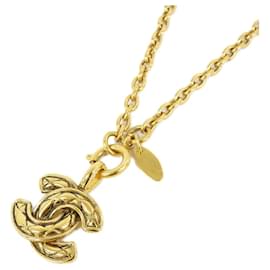 Collana Chanel dorata con pendente