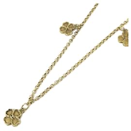 Collana Chanel dorata con pendente