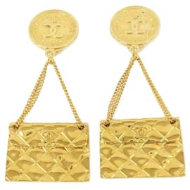 Orecchini a clip dorati Chanel 01132