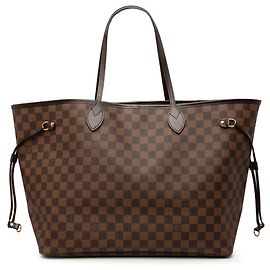 Louis Vuitton Marrón Damier Ebene Neverfull GM