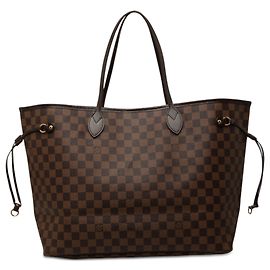 Louis Vuitton Marrone Damier Ebene Neverfull GM