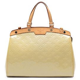 Louis Vuitton Yellow Monogram Vernis Brea MM