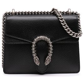 Gucci Dionysus tracolla piccola in vitello nero