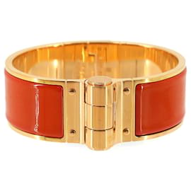 Hermes Charm Bracelet in Gold and Rouge Vif - Hermès