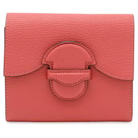 Portafoglio Bifold Hermes Chevre Rose Azalee - Hermès
